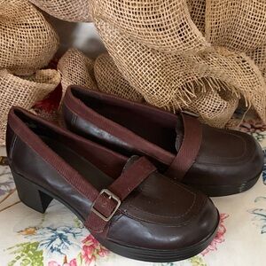 Gitano Dark Brown Loafers with Strap Accent